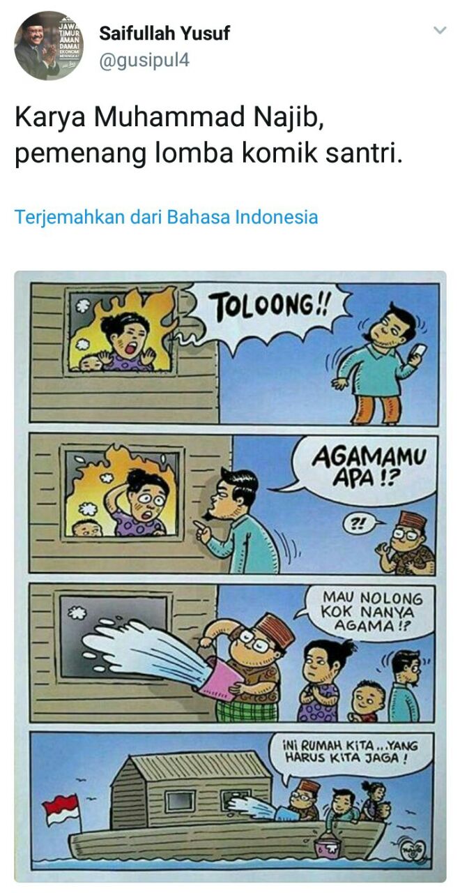Kemarahan Netizen kepada Saifullah Yusuf, Cagub Jatim; Ini Posting yang Dirasa Melecehkan