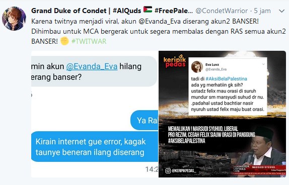Aksi Bela Palestine Menyisakan Kabar Tak Sedap; Felix Siauw Dilarang Orasi?