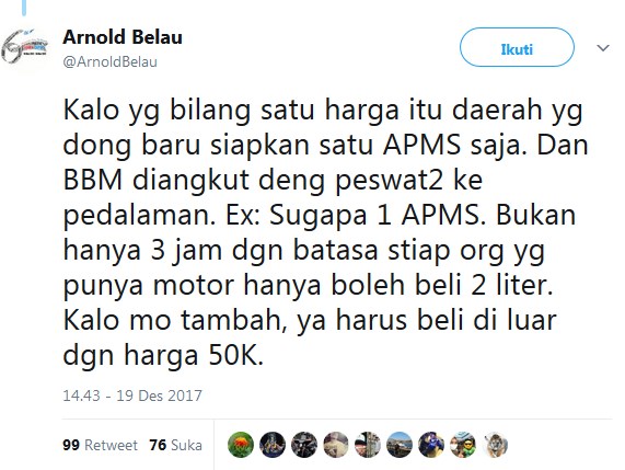 Pencitraan di Papua Gagal Karena Ulah Pendukung Jokowi, Salahkan Otakku Mak…