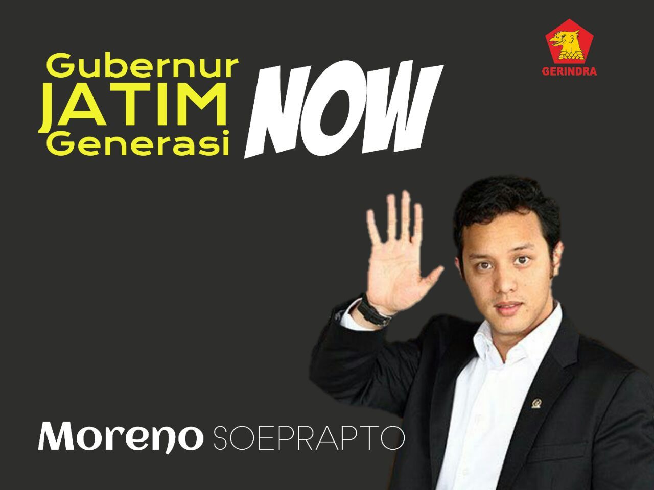 Gerindra Bakal Ajukan Moreno Suprapto Untuk Pilgub Jawa Timur