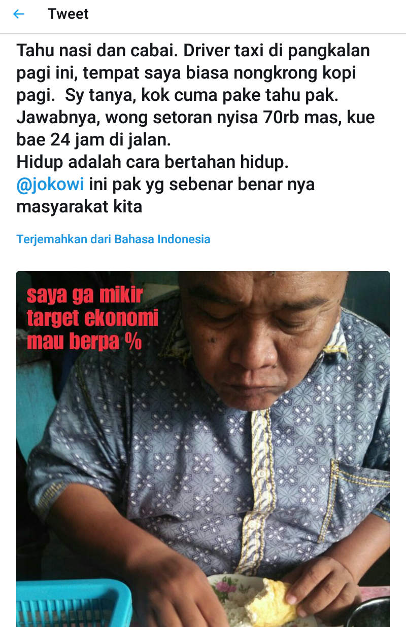 TAHU dan MENTRI MANTUK MANTUK DAN SUBSIDI KERETA DI BANDARA