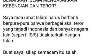 Orang-orang ini Memanfaatkan Bom Surabaya untuk Menyudutkan Kelompok Tertentu