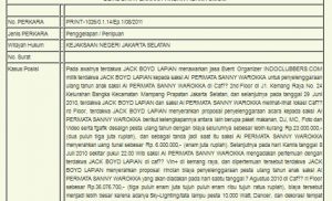 Aje GILE… Udah Jelas Kasus Penipuan Jack Boyd Lapian Didapat dari Halaman Resmi Kejagung. Kok Malah Lapor Balik?