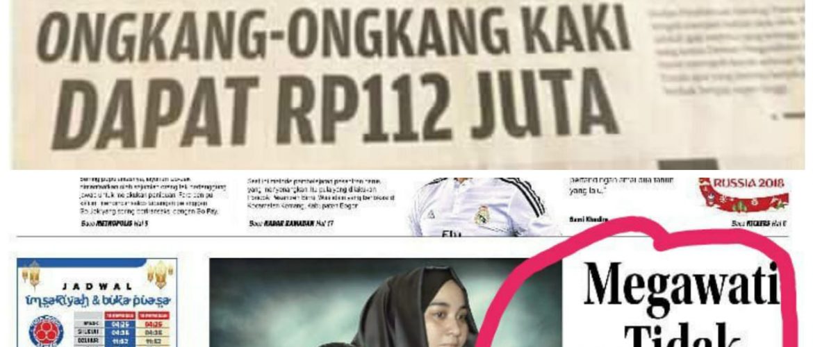 Setelah Digeruduk Banteng, Radar Bogor Merubah Judul dari “Ongkang-ongkang Kaki” jadi “Tidak Ambil Gaji”