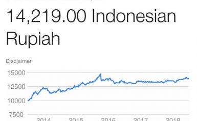Rupiah Melemah dan Kesesatan Berfikir Pemerintah