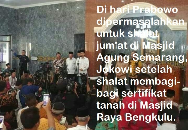 Membiarkan Pembagian Sertifikat Di Masjid; Pembiaran Transaksi “Jual Beli” Berkedok Program Pemerintah