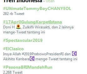 #17AprilGulungKarpetIstana; Berawal dari Rocky Gerung, Menjadi Inspirasi Trending Topic