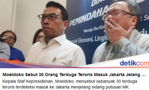 MENANTI POLISI MENANGKAP MOELDOKO