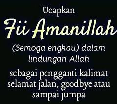 Cara Membalas Ucapan Fii Amanillah